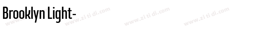 Brooklyn Light字体转换 Brooklyn Light字体转换
